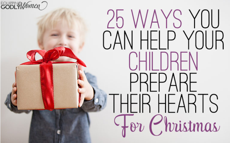 25 Ways You Can Help Your Children Prepare for Christmas