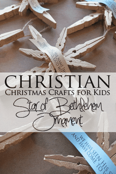 The Star of Bethlehem Christian Christmas Craft Tutorial