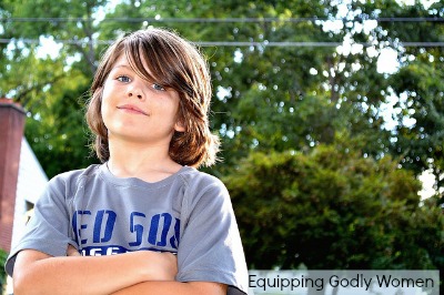 boy with crossed arms