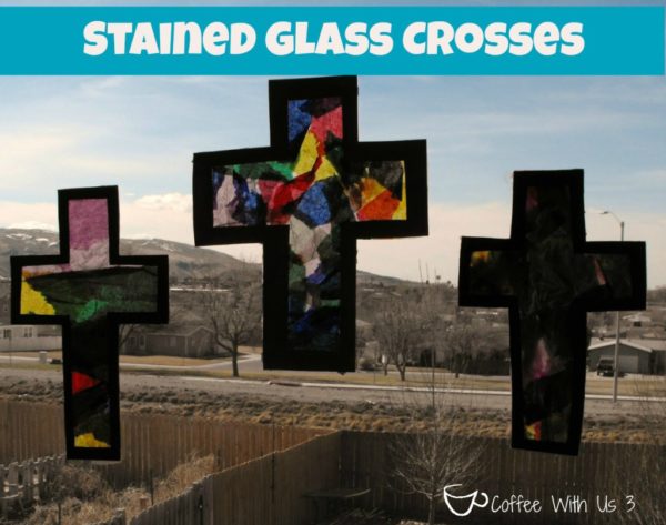 Stained glass crosses