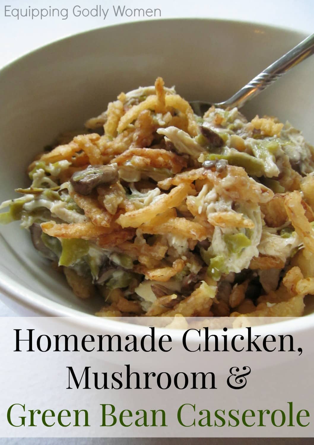 Chicken, Mushroom and Green Bean Casserole Recipe