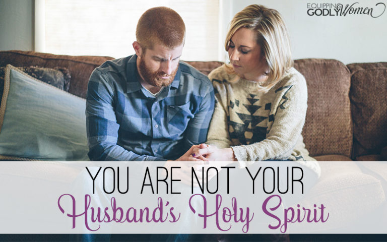  You are Not Your Husband's Holy Spirit