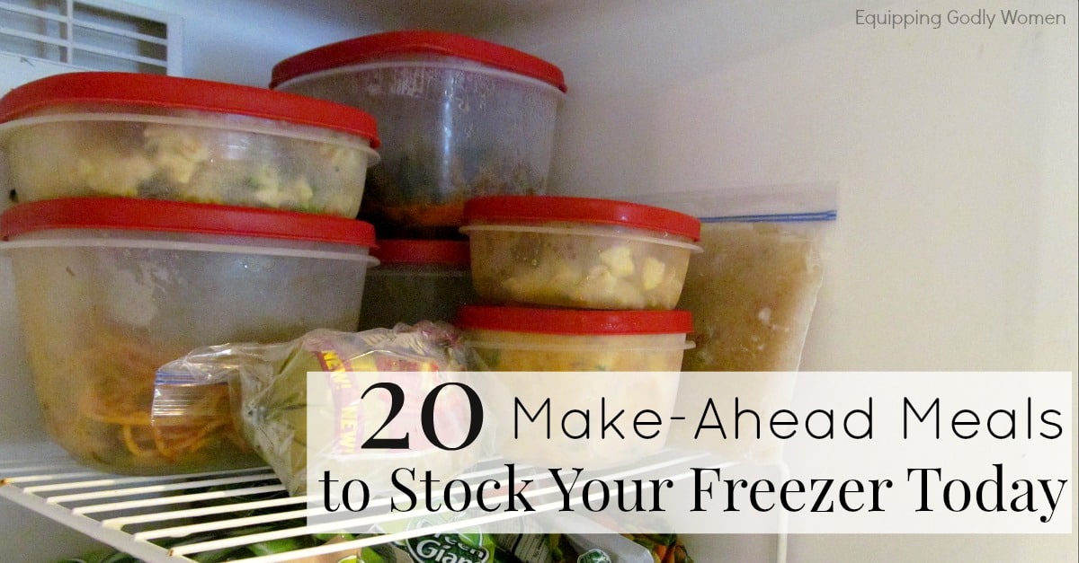 20 Make-Ahead Meals to Stock Your Freezer Today
