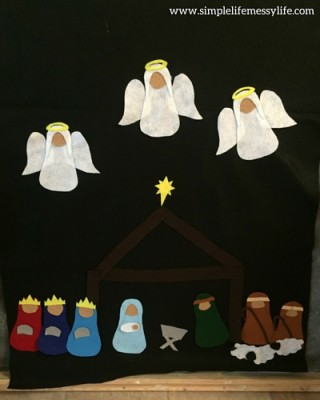 Easy DIY Felt Nativity Craft for Kids