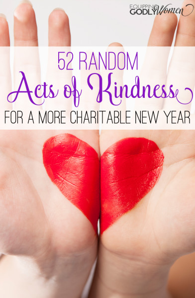  52 Random Acts of Kindness for a More Charitable New Year