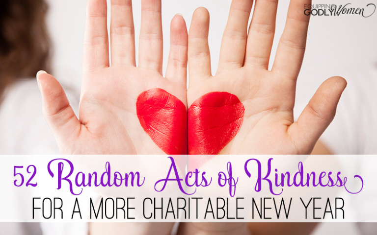  52 Random Acts of Kindness for a More Charitable New Year
