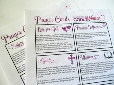 Printable Prayer Cards