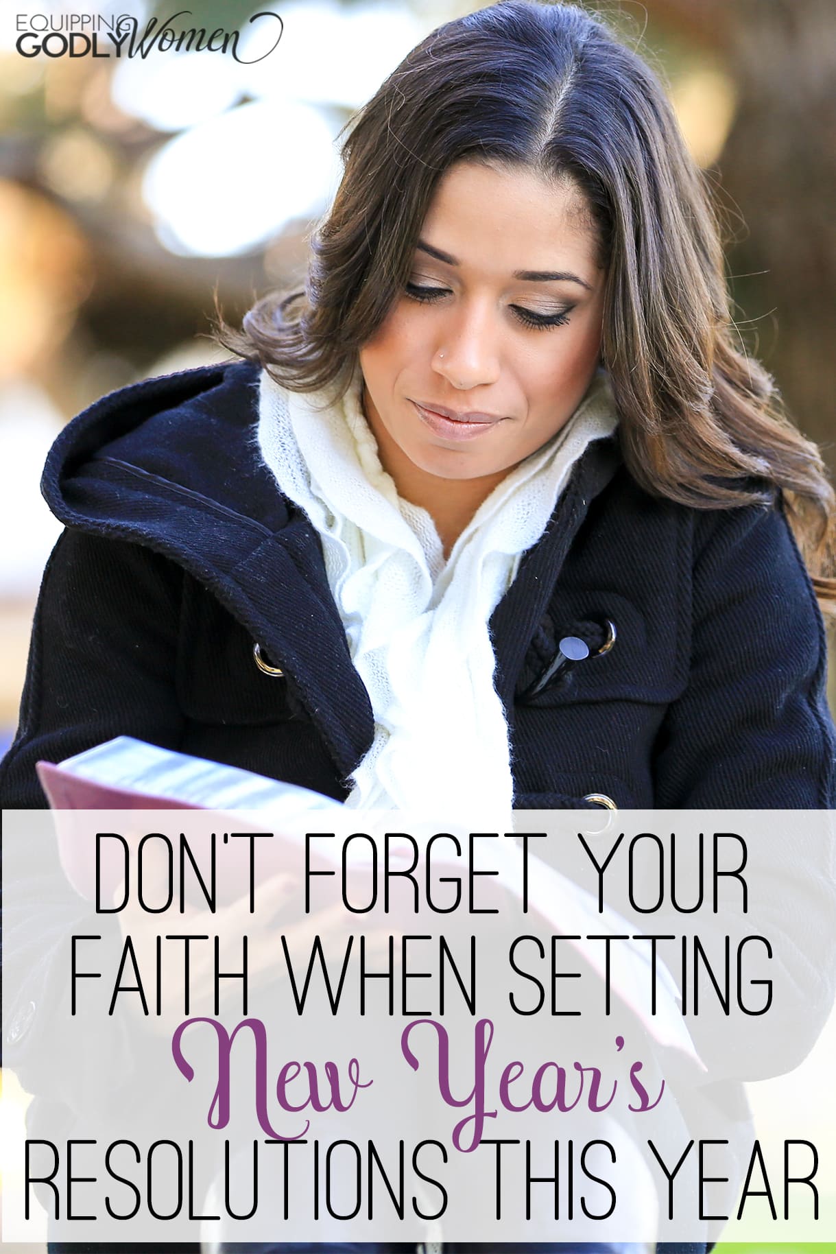 Don't Forget Your Faith When Setting New Year's Resolutions