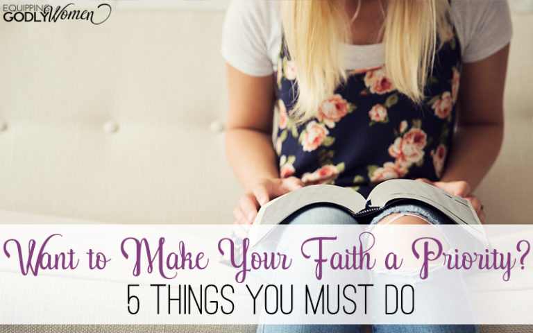  Is Your Faith as Important to You As You Say It Is?