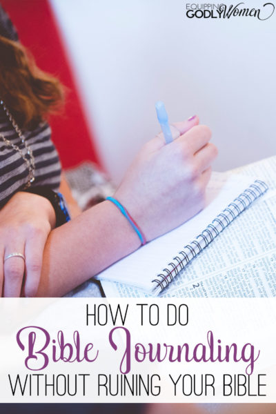 How to do Bible Journaling