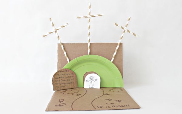 He Is Risen Empty Tomb Craft For Kids