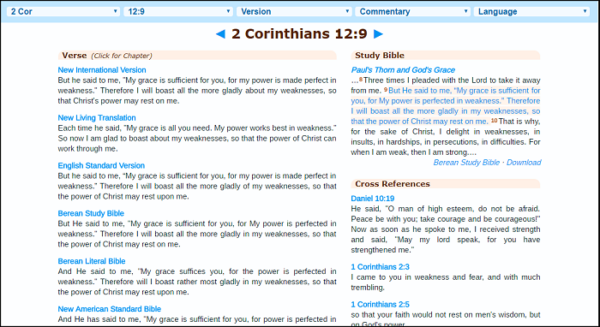 Biblehub verses