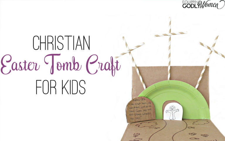 He is Risen! Empty Tomb Craft for Kids