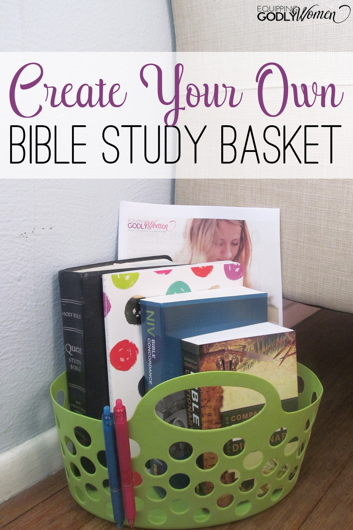 Create Your Own Bible Study Basket