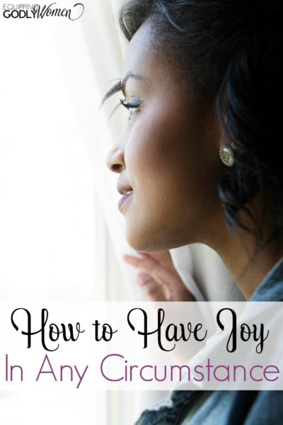 It isn't always easy to choose joy. Here is how to have joy in any circumstance.