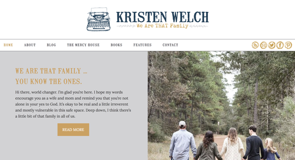 We are that Family website screenshot