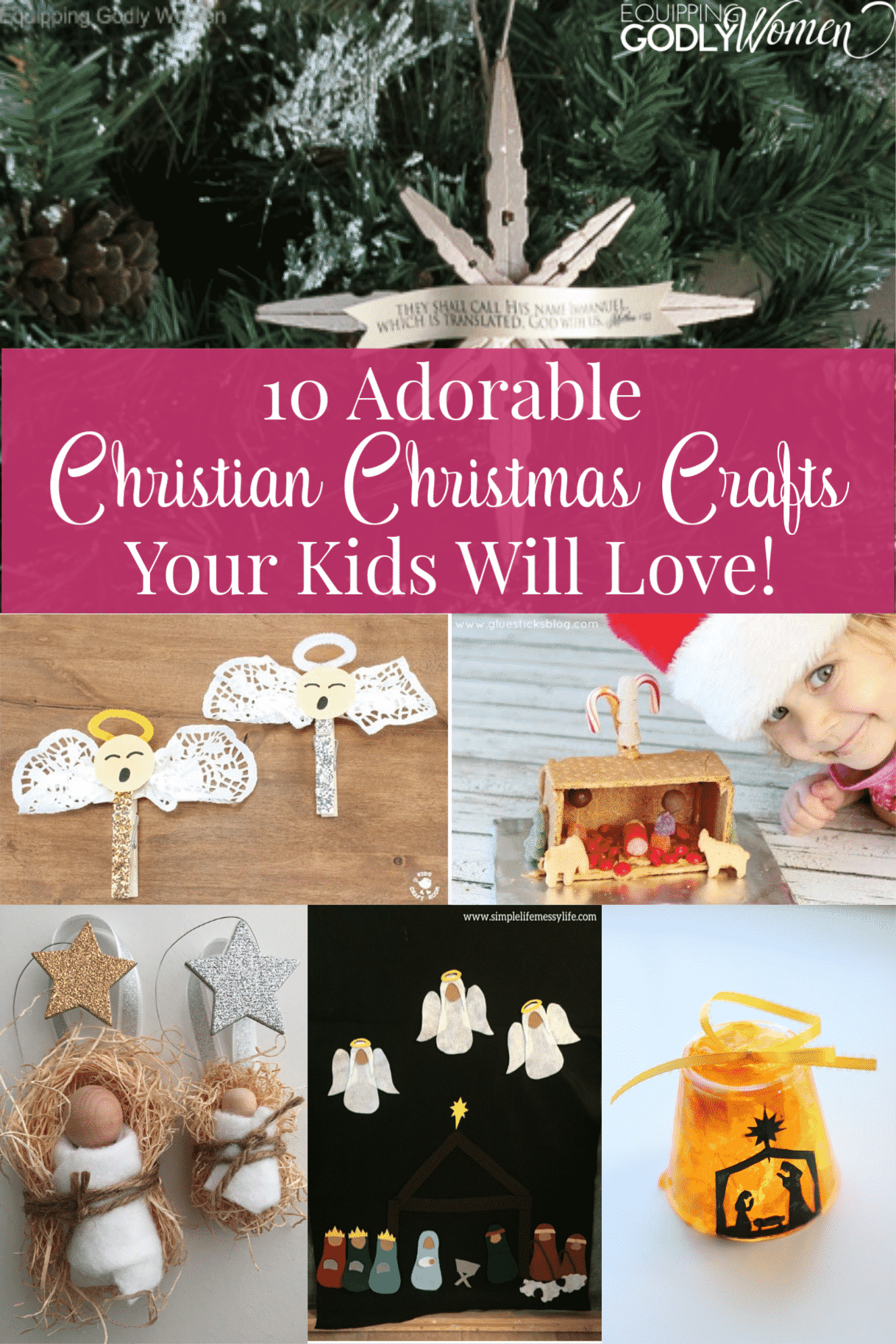 10 Adorable Christian Christmas Crafts Your Kids Will Love!