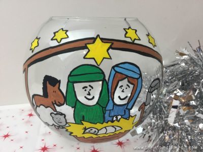 fishbowl nativity craft