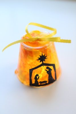 lighted nativity ornament craft