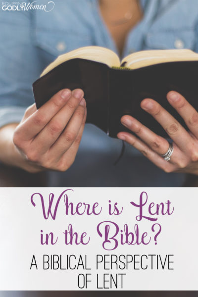  Where is Lent in the Bible?