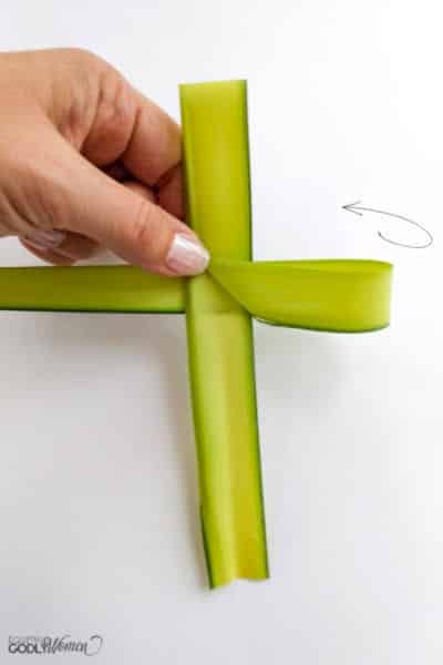 How to Make a Palm Cross Step 4
