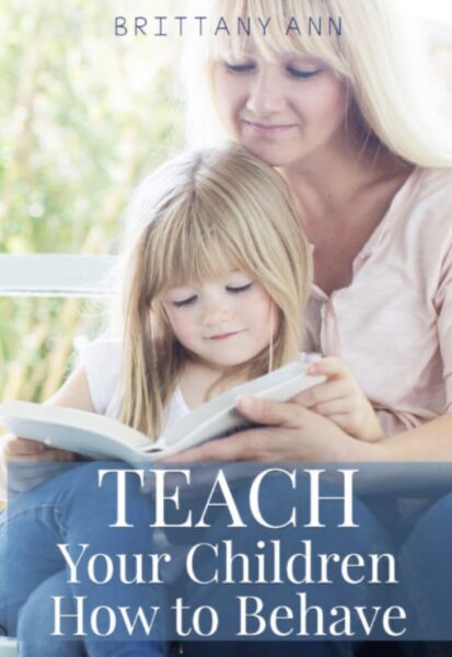 Teach your children how to behave book cover