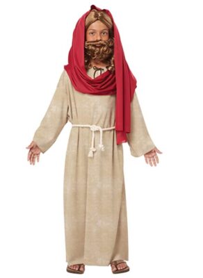 Boy in Jesus costume
