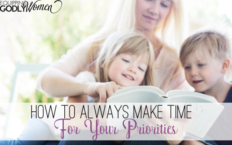  How to Always Make Time for Your Priorities