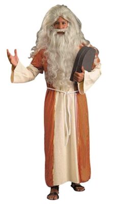 Man in Moses costume