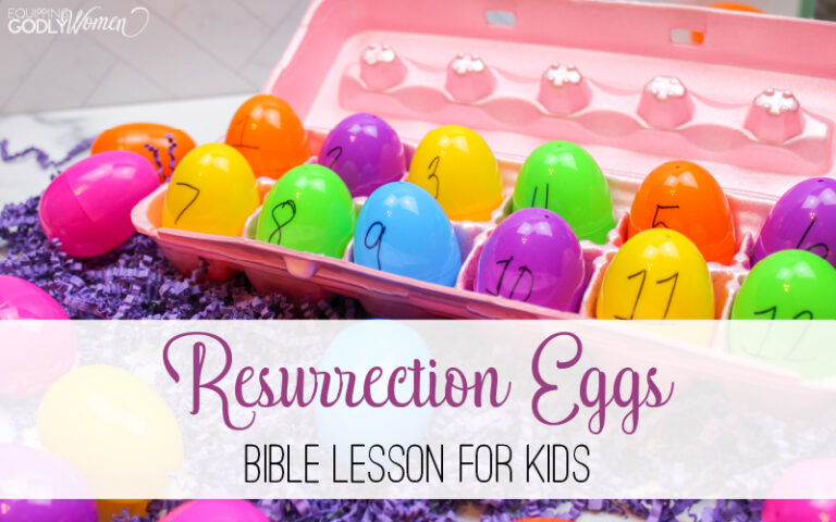 Resurrection Eggs Bible Lesson for Kids