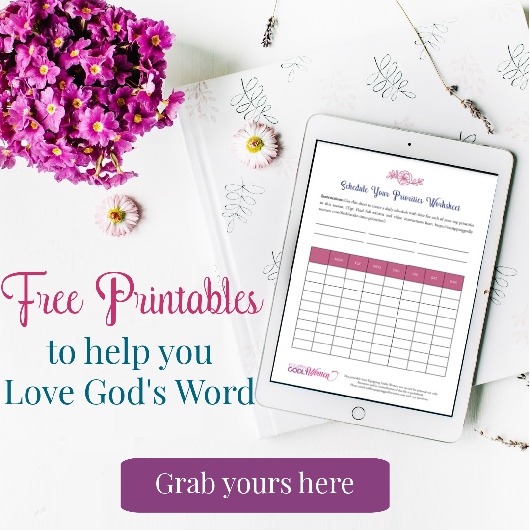 Free Fall in Love with Gods Word Printables