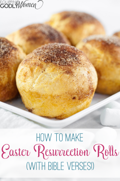 How to Make Easter Resurrection Rolls Pinterest Pin