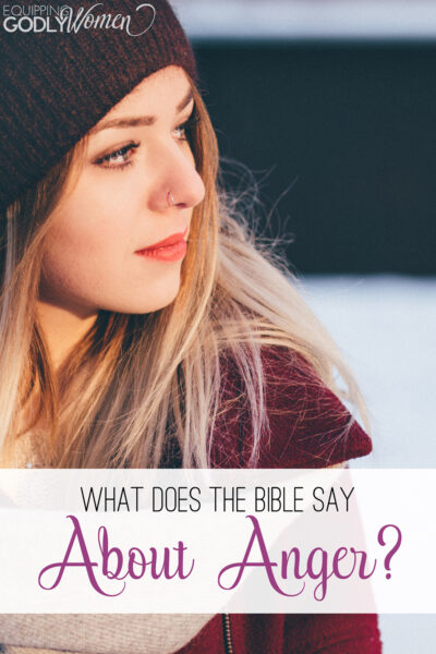 Woman wondering what does the Bible say about anger.