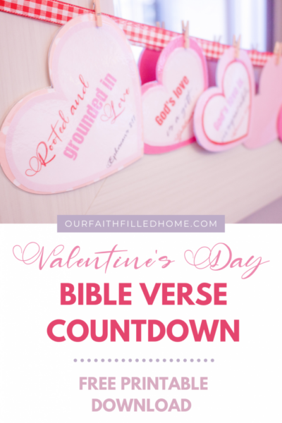 Bible Verse Valentine's Day Countdown
