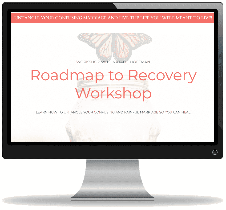 Computer Displaying Roadmap to Recovery Course