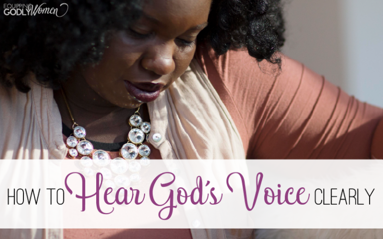 how to hear God's voice clearly