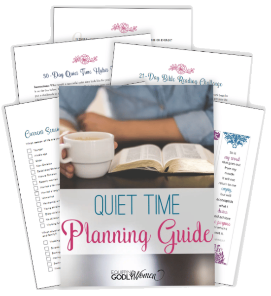 Quiet Time Planning Guide