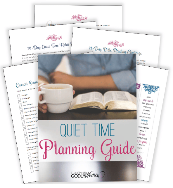 Quiet Time Planning Guide