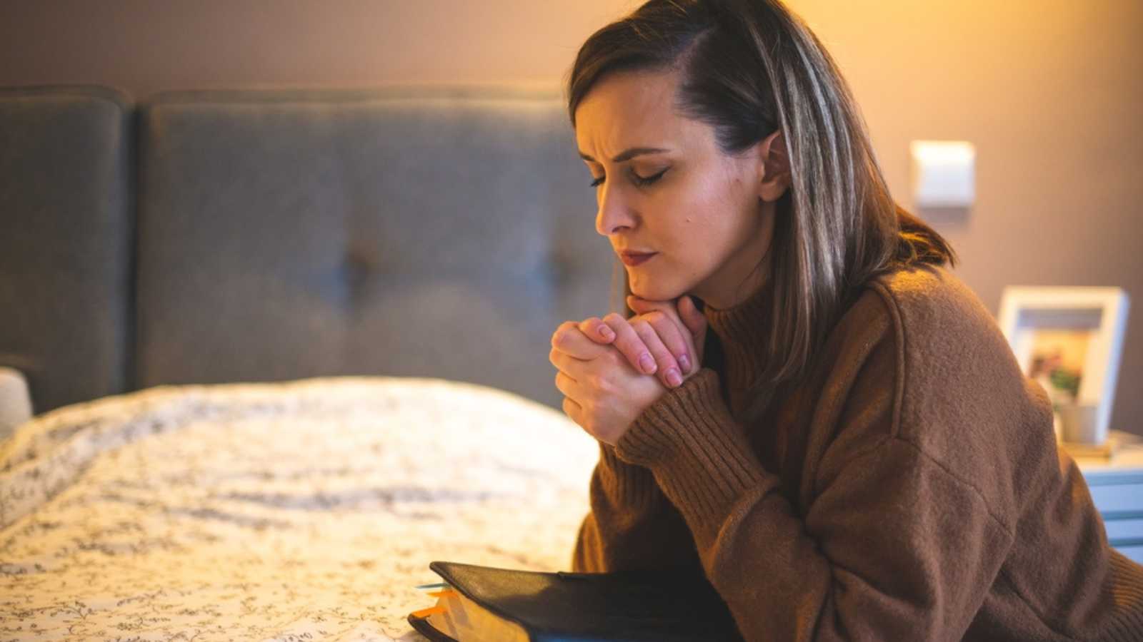 Woman praying