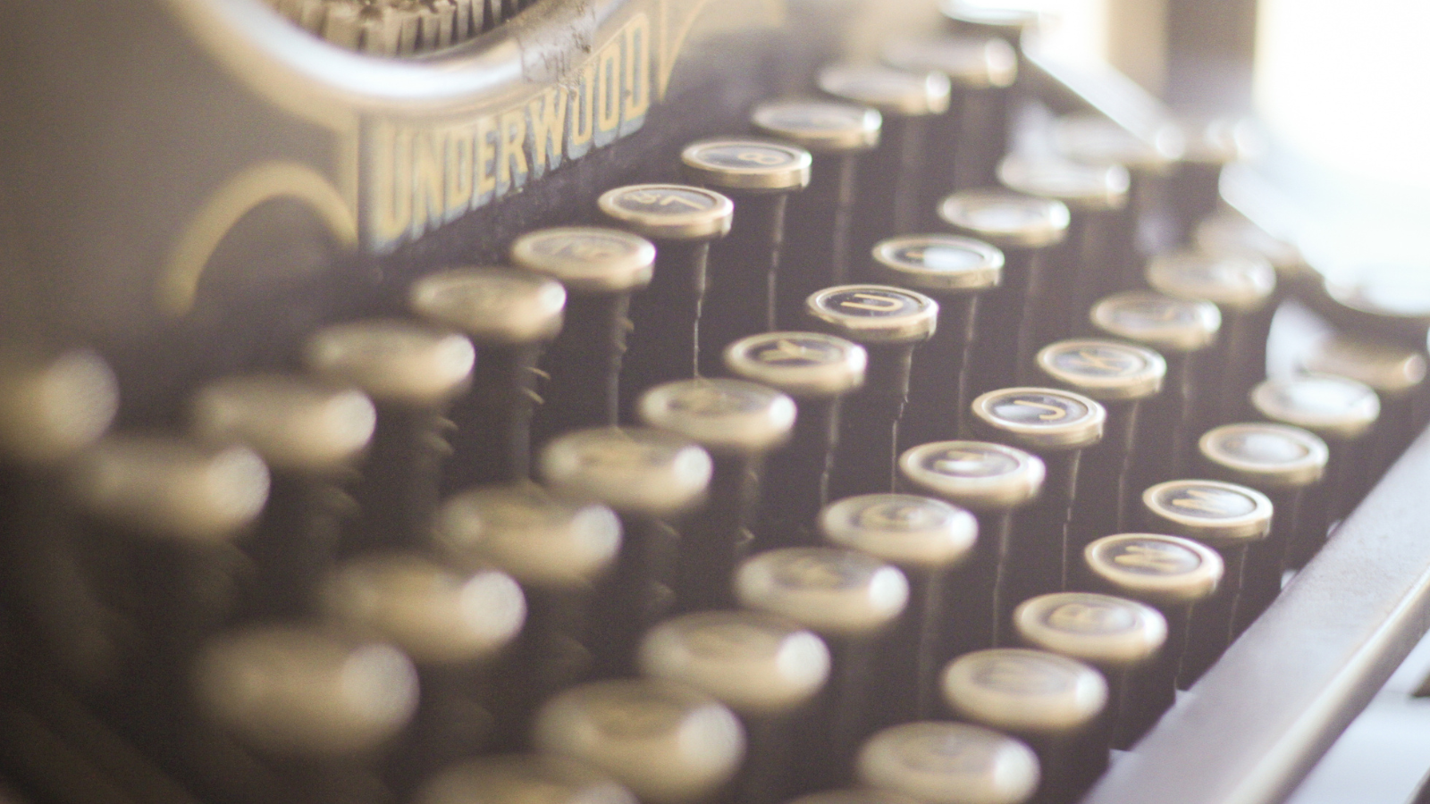 Typewriter up close
