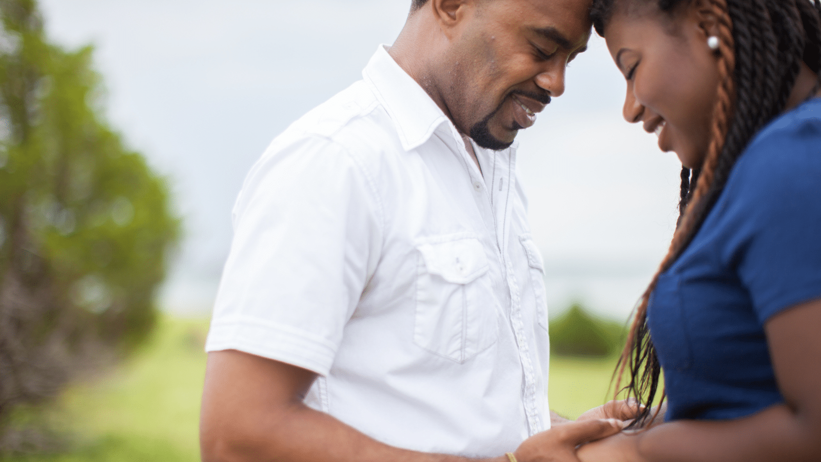 couple praying together