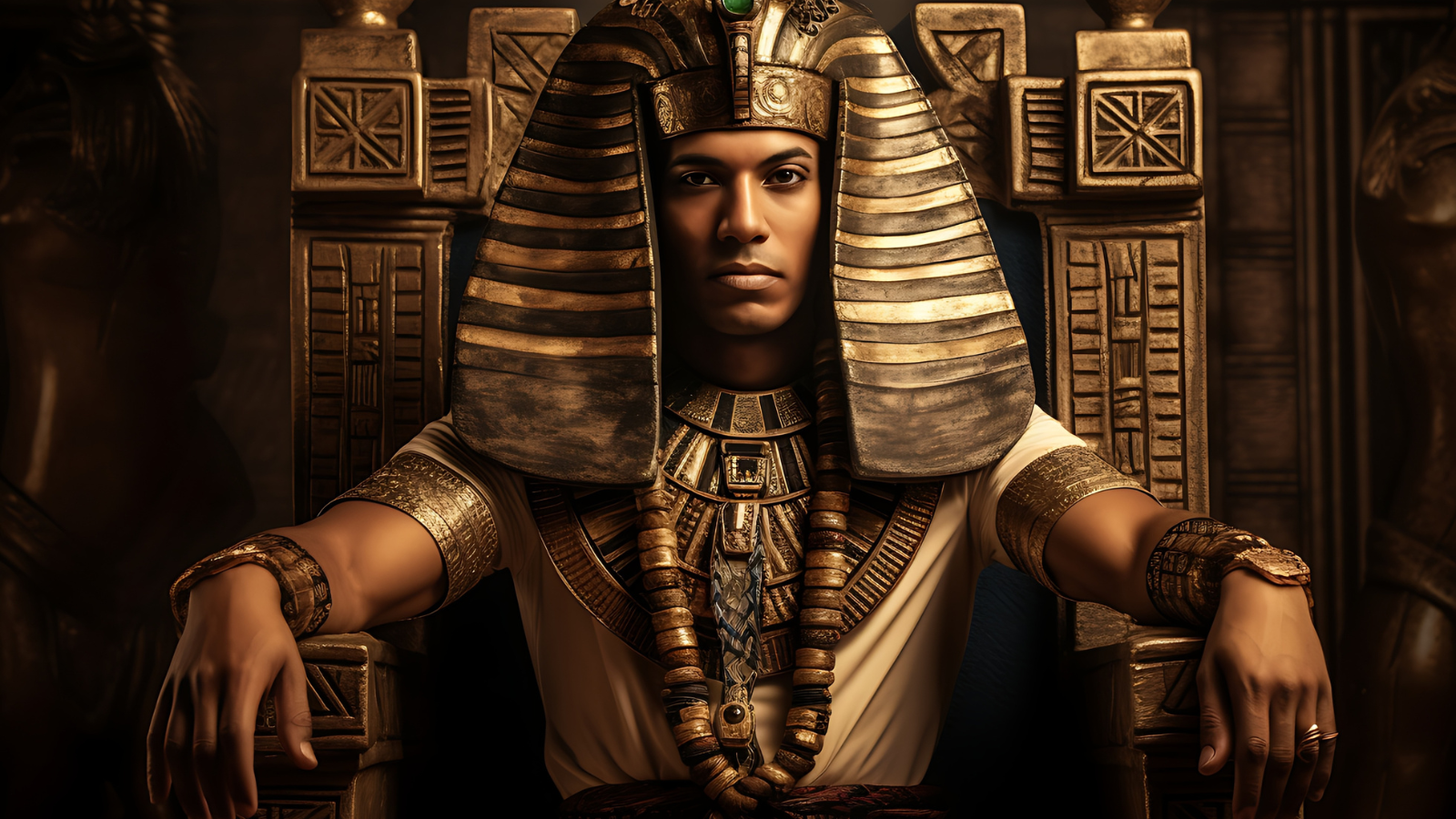 Man that looks like Pharaoh