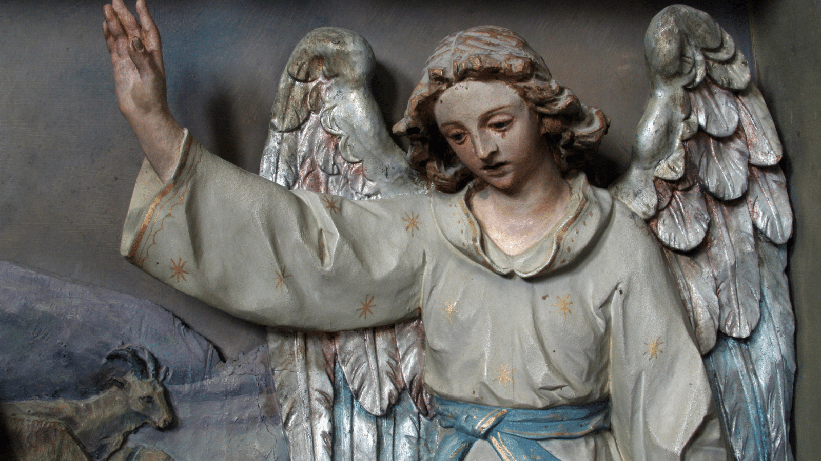 Catholic angel statue