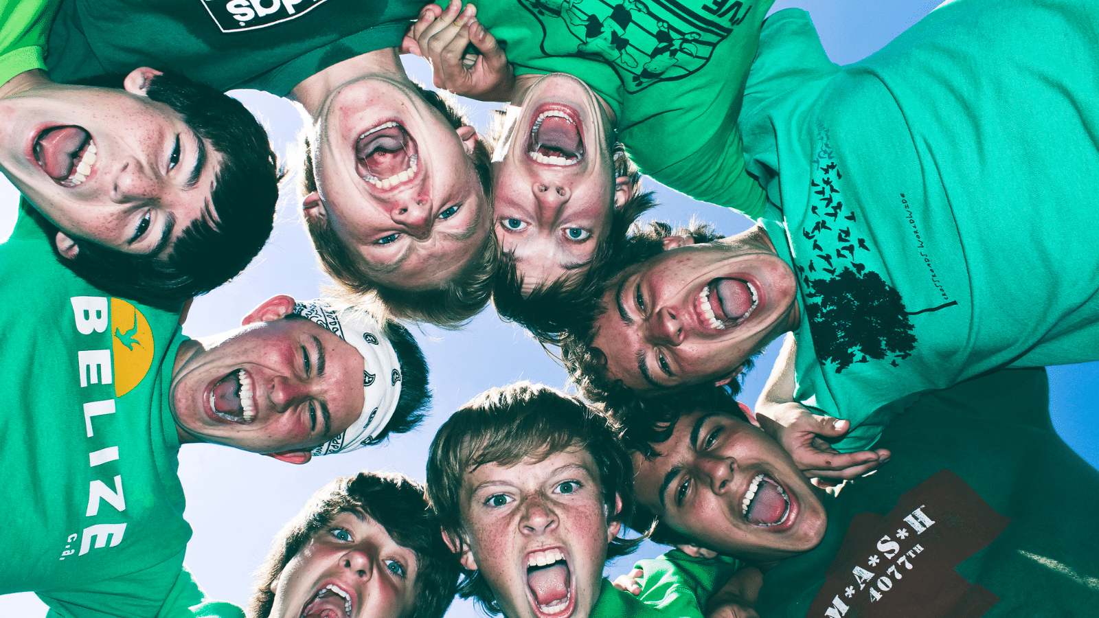 group of teen boys