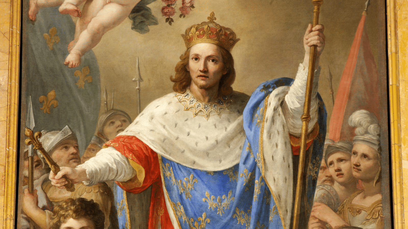 Painting of Saint King Louis IX