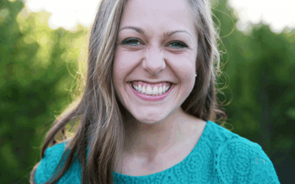 Woman smiling