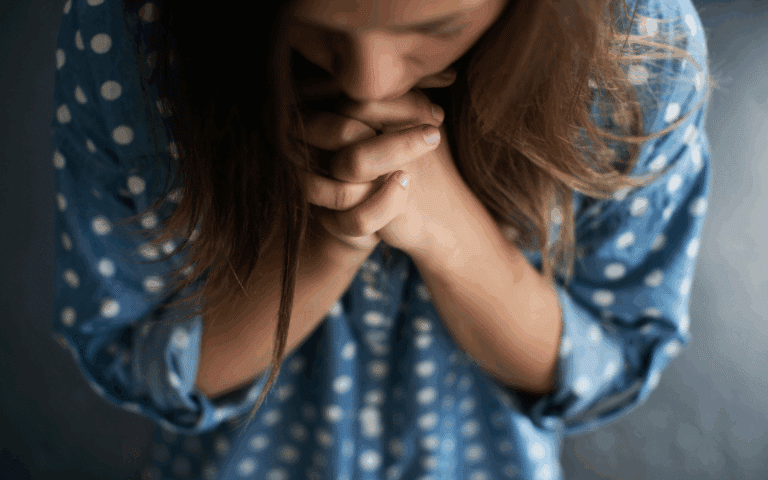 Woman praying